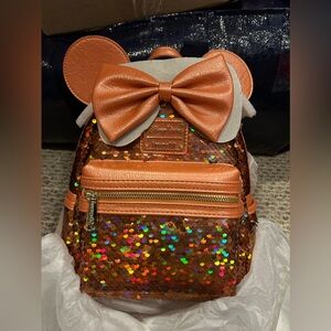 Disney Loungefly Minnie Sequin backpack